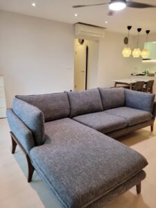 living room after renovation